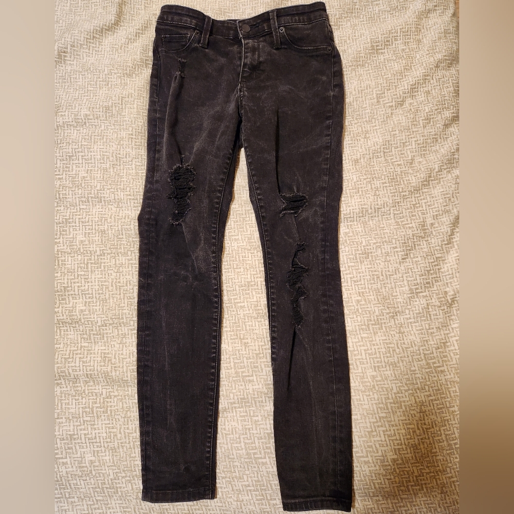 Universal Thread Women's High Rise Jegging Ripped Knees Size 0